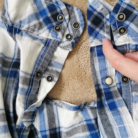Aeropostale Plaid Long sleeve button up Men's Medium - Play (see description) - Picture 6 of 8